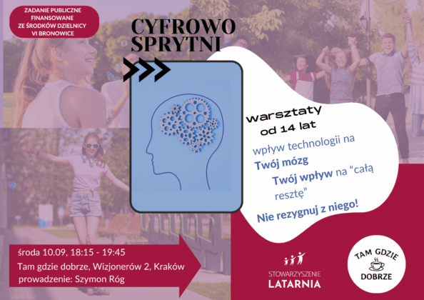 Cyfrowosprytni - warsztaty dla osób od 14 roku życia